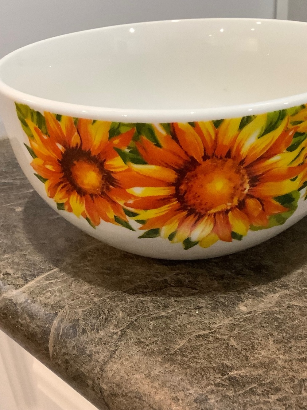 Royal Norfolk Sunflowers Cereal Serving Bowl